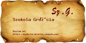 Szokola Grácia névjegykártya